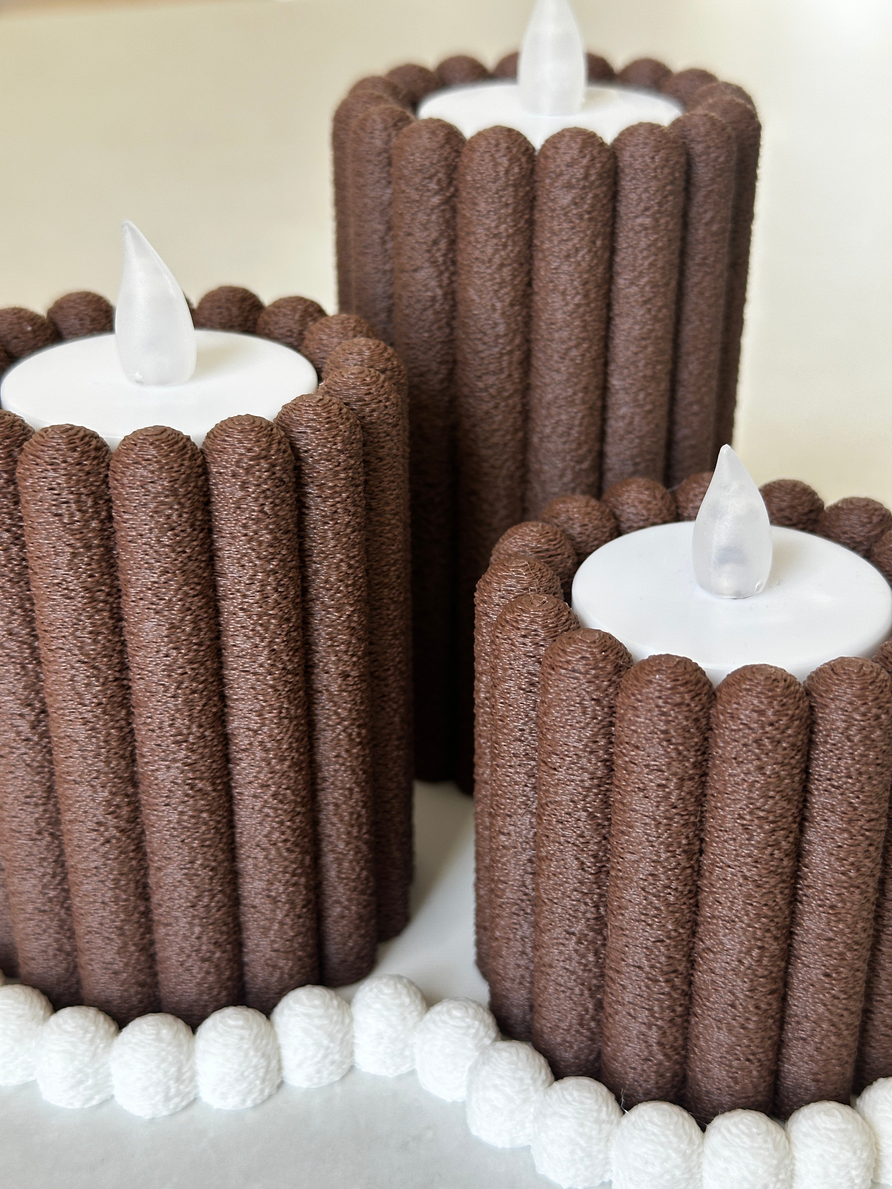 Fuzzy Choco Candles