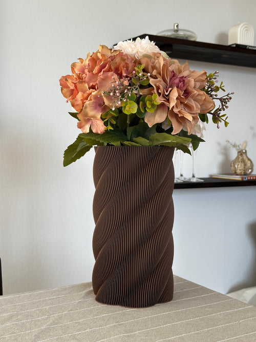 Ribbed Flow Vase L