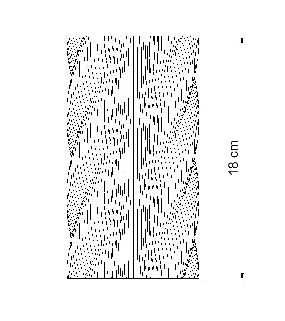 Ribbed Flow Vase M